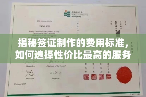 芷江揭秘签证制作的费用标准，如何选择性价比最高的服务？