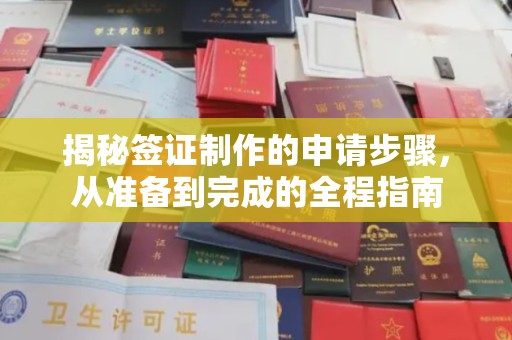 芷江揭秘签证制作的申请步骤，从准备到完成的全程指南
