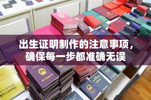 芷江出生证明制作的注意事项，确保每一步都准确无误