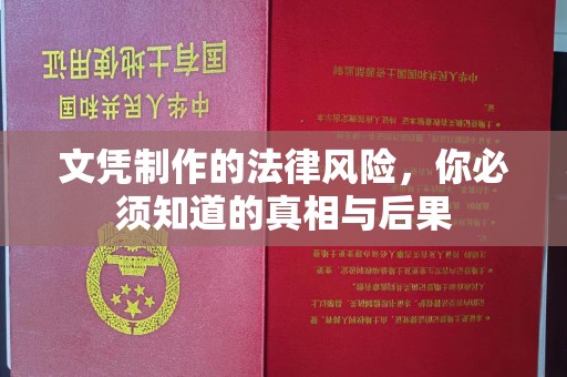 芷江文凭制作的法律风险，你必须知道的真相与后果
